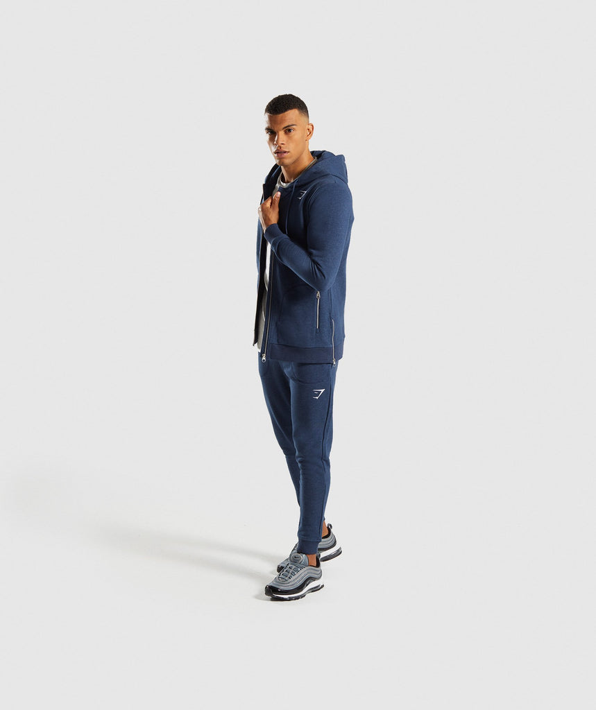 Veste D'échauffement GK Elite Femme - Velours Saphir, Fermeture éclair, Taille S