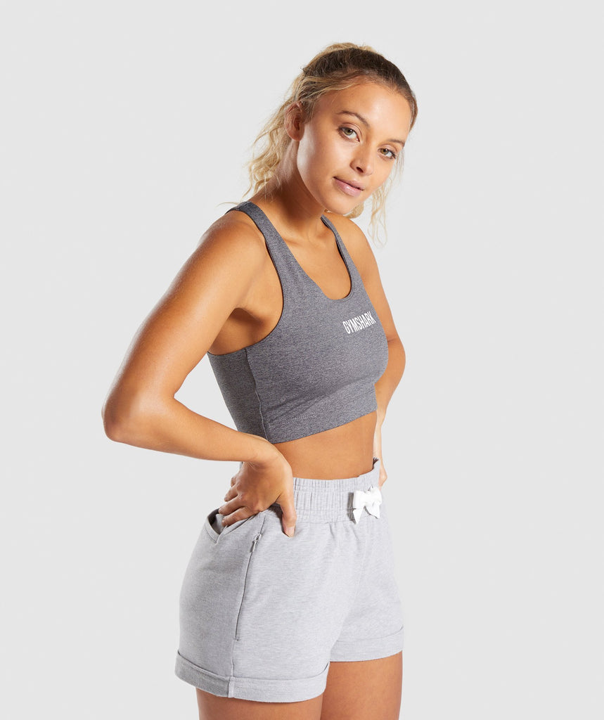 Gymshark Ark Sports Bra Charcoal Marl Gymshark