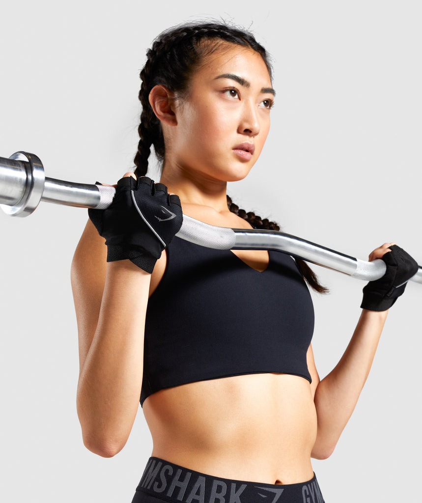 Gymshark Lifting Gloves Black Gymshark