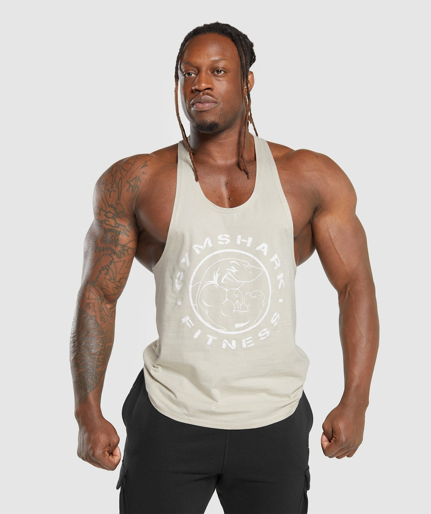 Gymshark Legacy Stringer - Pebble Grey 1