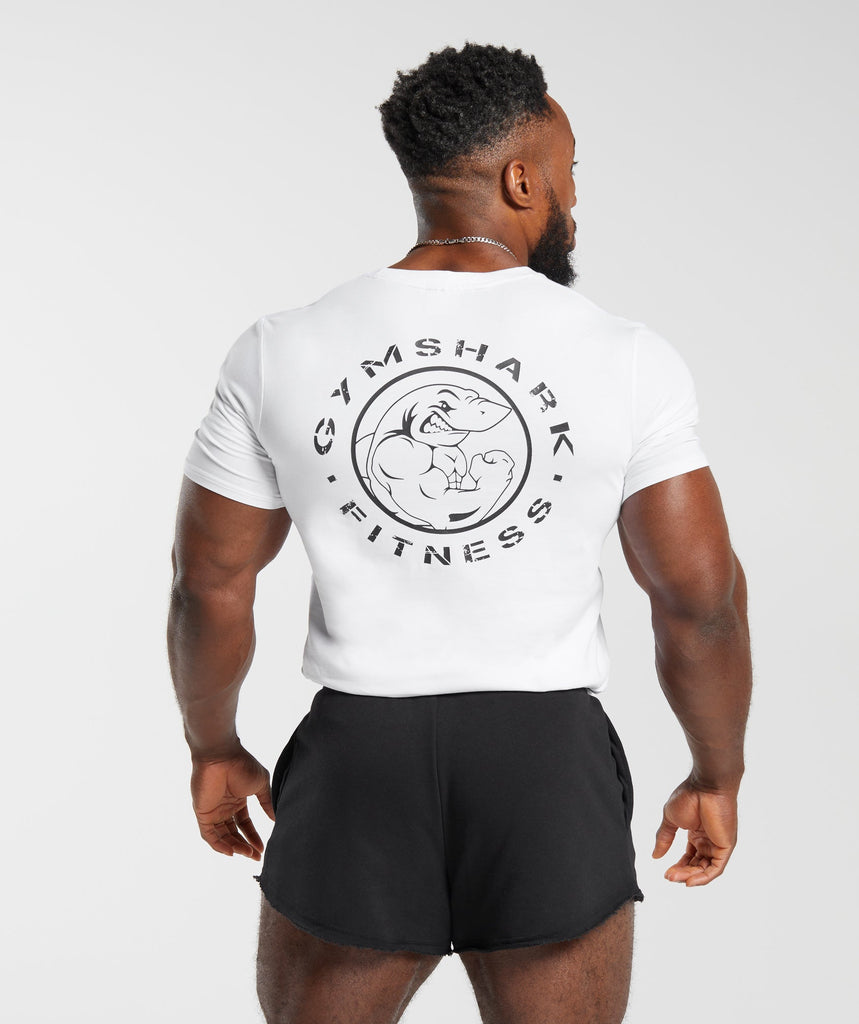 Gymshark Legacy T-Shirt - White 1