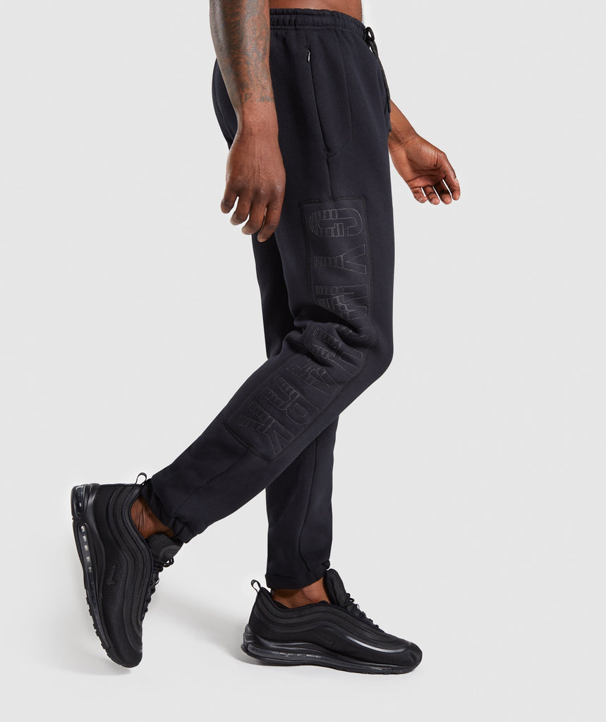 Gymshark Oversized Jogger Black Gymshark