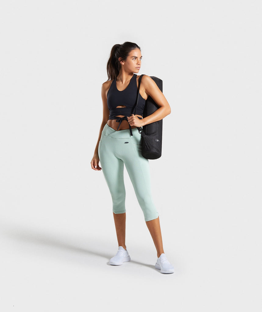 Gymshark Poise Wrap Around Bralette Black Gymshark