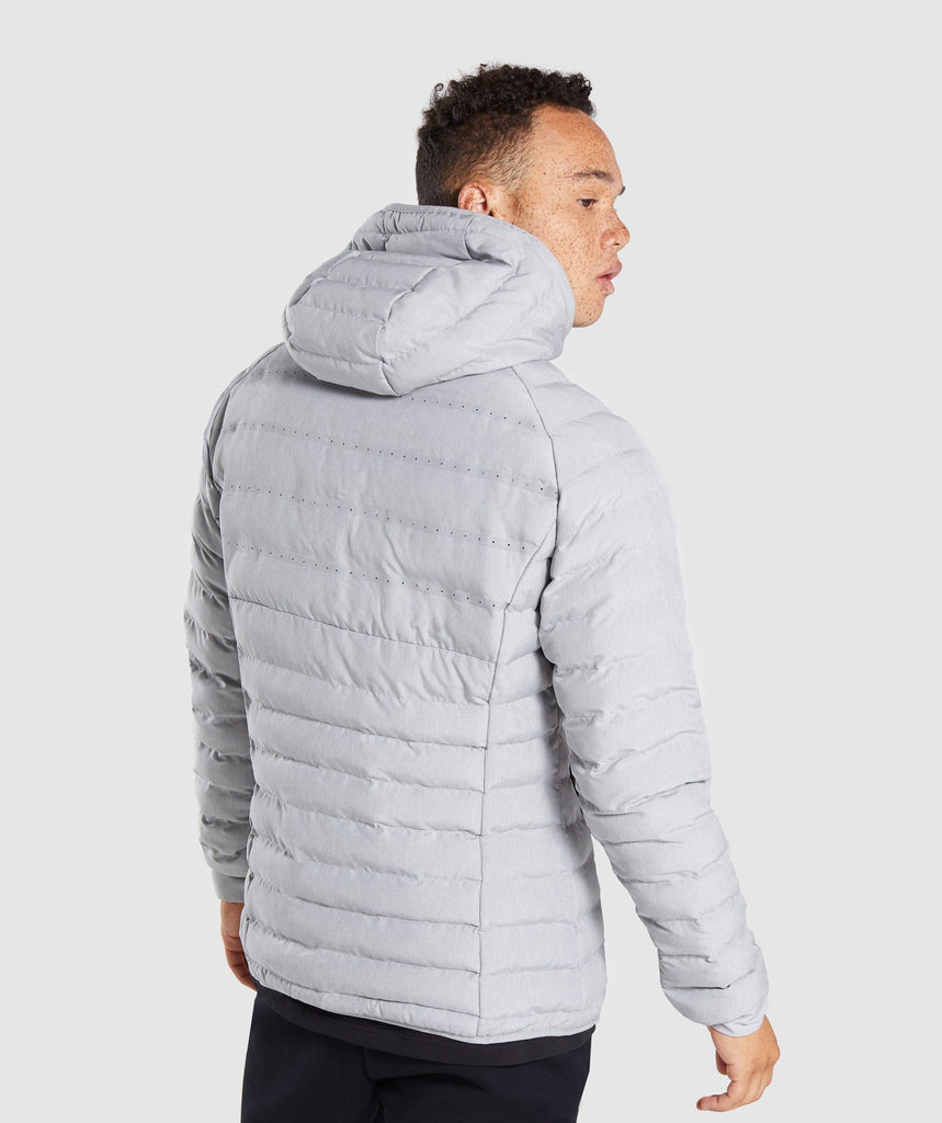 Fitted Sector Puffer Jacket | Padded Jacket | Gymshark