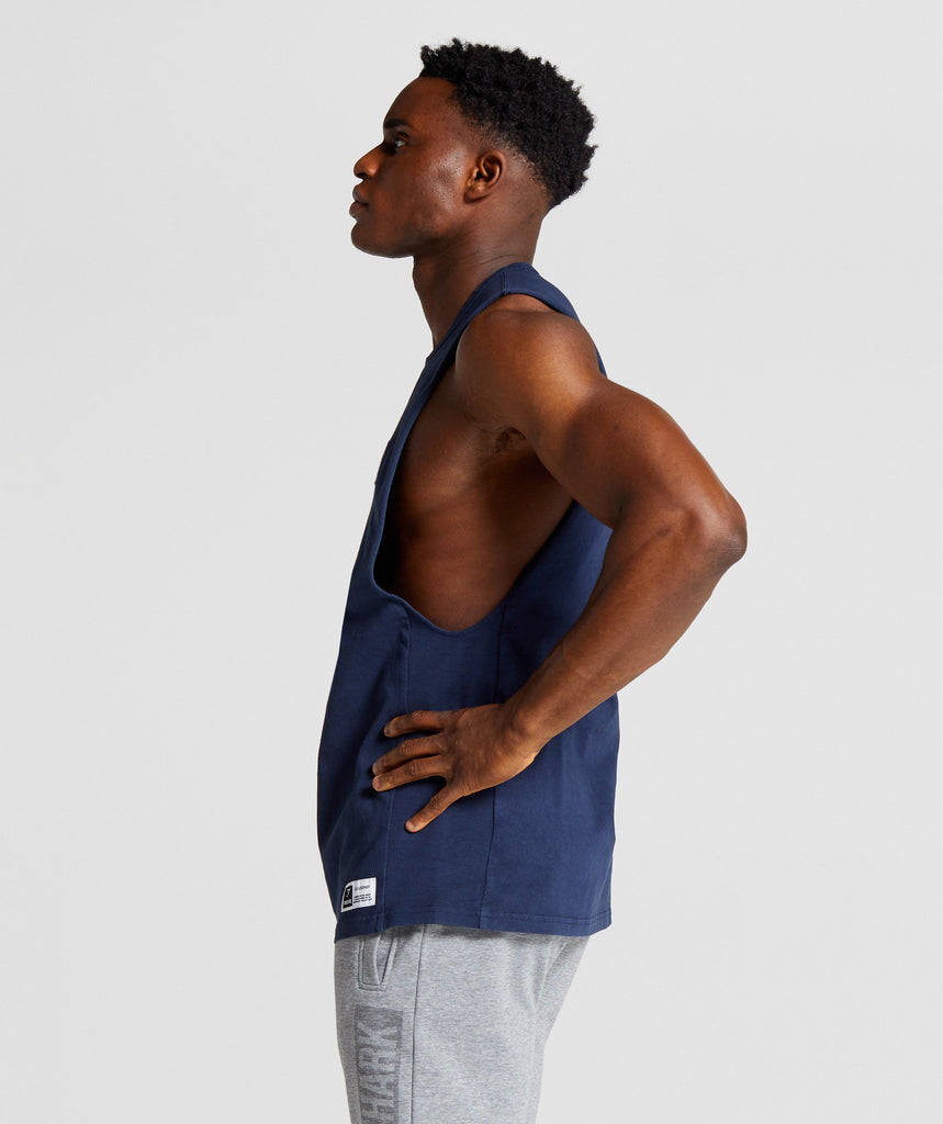 Gymshark Track Tank Blue Gymshark